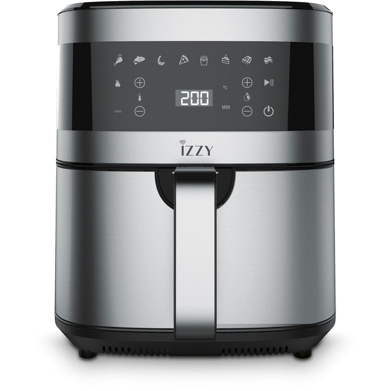 IZZY IZZY IZ-8207 XL Digital με Αποσπώμενο Κάδο 1800 W 7 L Inox Φριτέζα Αέρος