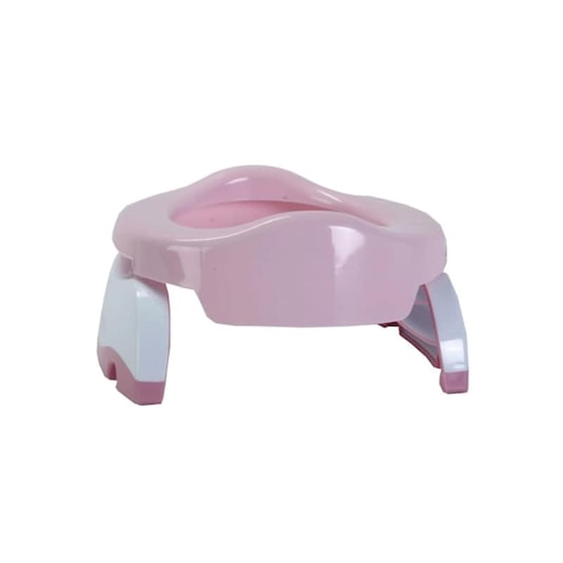 BABYWISE Babywise, Potette Plus, 2 Σε 1 Γιογιό Για Τη Βόλτα, Xρώμα Ρόζ-λευκό, 1τμχ.