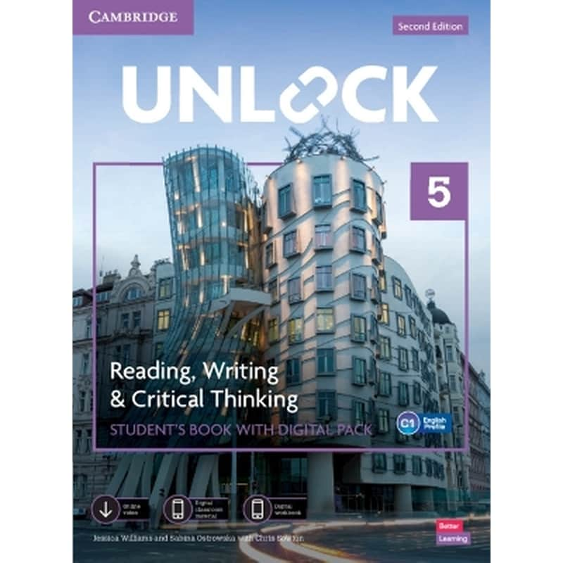 Unlock Level 5 Reading, Writing and Critical Thinking Students Book with Digital Pack