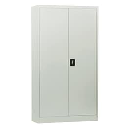 Δίφυλλη Μεταλλική Ντουλάπα WOODWELL με 3 ράφια 90x40x185 cm - Λευκή