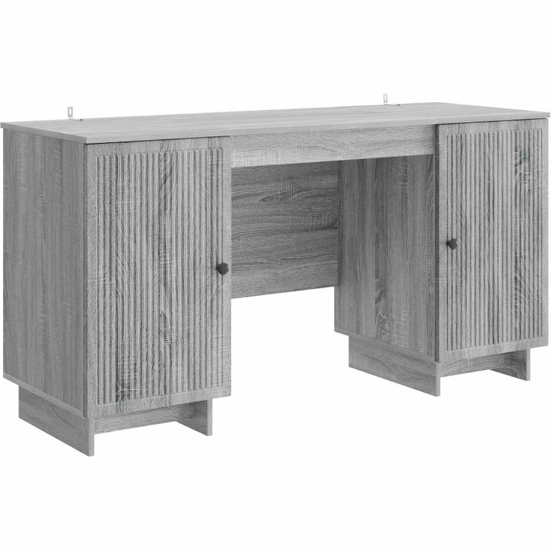Γραφείο VidaXL από Επεξεργασμένο Ξύλο 142,5x50x75 cm - Γκρι Sonoma