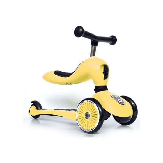 Παιδικό Πατίνι Τρίτροχο Πολυμορφικό 2 σε 1 Scoot & Ride Highwaykick 1 - Lemon image 1