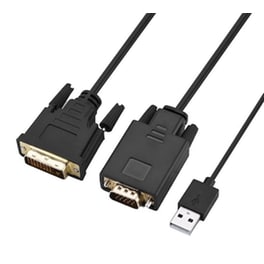 Καλώδιο Powertech CAB-DVI009 DVI-D male σε VGA Male - 2m
