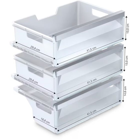 MIELE FNUS 7040 D No Frost 74 Lt Εντοιχιζόμενος Καταψύκτης Όρθιος image 3