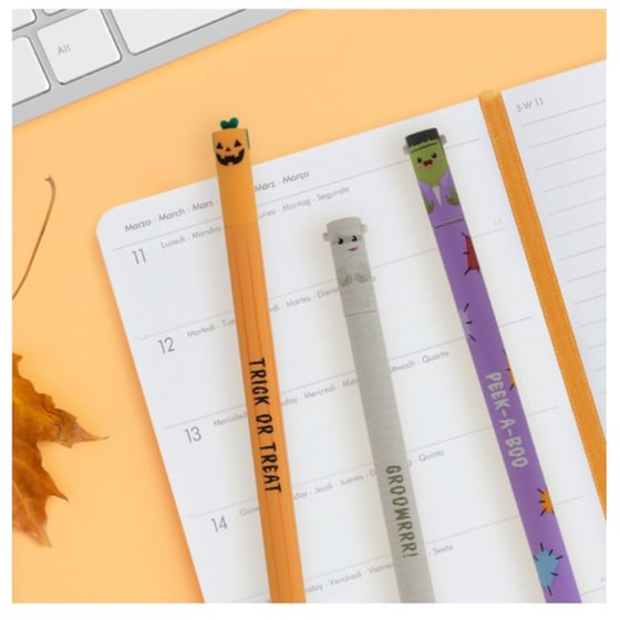 Σετ Στυλό Gel Legami Erasable Halloween 0.7 mm (3 Τεμάχια) image 9