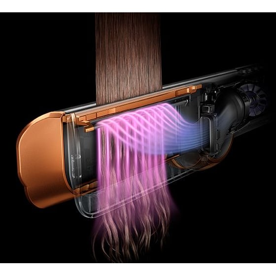 DYSON AIRSTRAIT™ HT01 Ισιωτικό Μαλλιών Amber Silk/Pink Champagne Gift Pack image 14