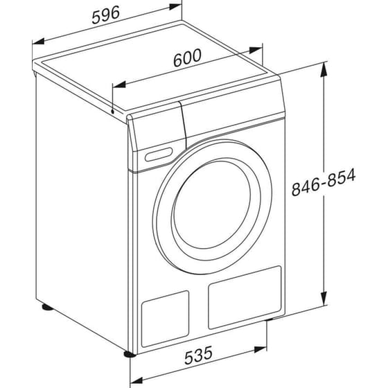 MIELE WEB375 WCS PWash 8 kg 1.400 Στροφές Λευκό με Wi-FiΠλυντήριο Ρούχων image 5