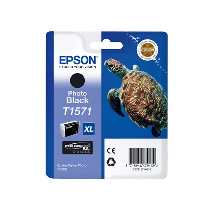Μελάνι Epson T1571 Μαύρο - C13T15714010