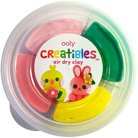 Πηλός Ooly Creatibles Mini Air Dry Clay Kit - Garden Pals BFFs image 1