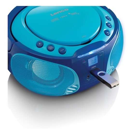 Φορητό Radio/CD Lenco Party SDC650 Karaoke - Μπλε image 2