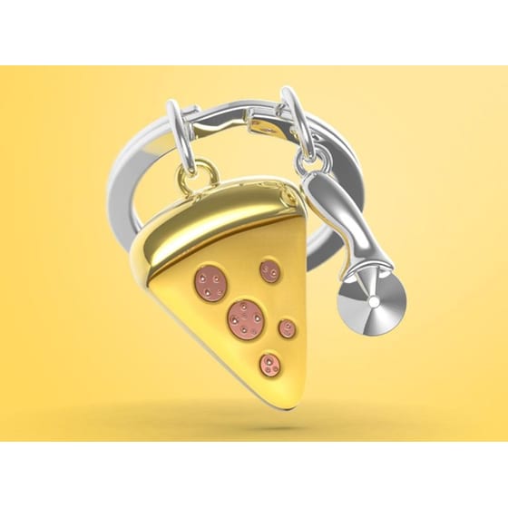 Μπρελόκ Metalmorphose Pizza Slice image 1