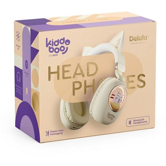 Kiddoboo Delulu Ασύρματα Ακουστικά Κεφαλής - Χρυσό image 1
