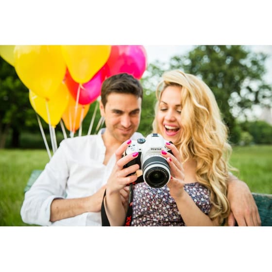 DC SLR PENTAX K-50 18-50mm WHITE image 5