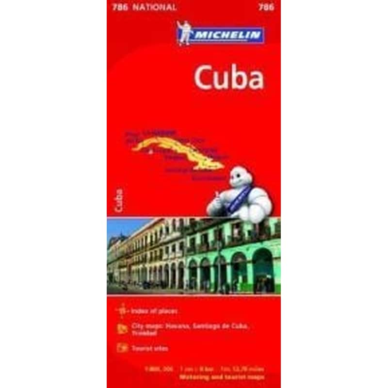 Cuba - Michelin National Map 786