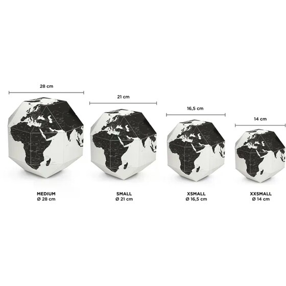 Υδρόγειος Σφαίρα Palomar Dearworld S 21cm - Λευκό/Μαύρο image 11