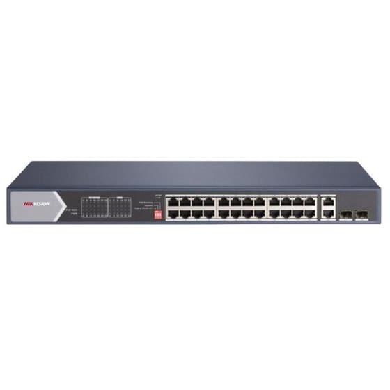 Hikvision DS-3E0528HP-E Network Switch Unmanaged L2 28-Port PoE image 0