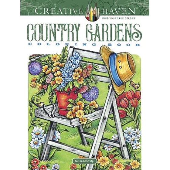 Creative Haven Country Gardens Coloring Book image 0