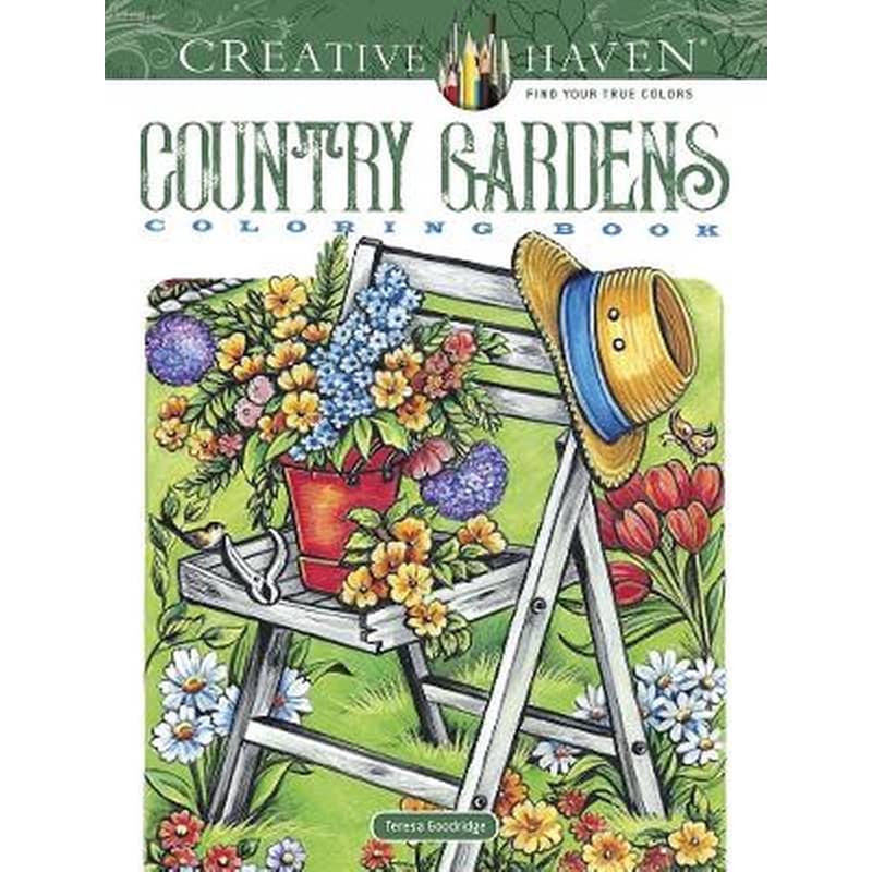 Creative Haven Country Gardens Coloring Book