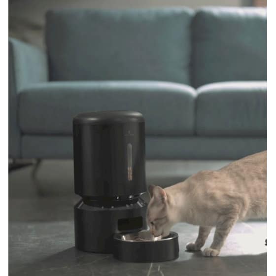 Smart Αυτόματη Ταΐστρα για Γάτες Petlibro Granary PL-AF103 με WiFi - Μαύρη image 2