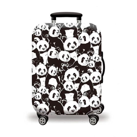 Κάλυμμα Βαλίτσας Amber Small White Panda image 0