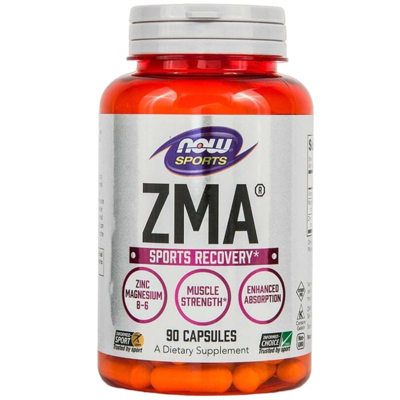 Ειδικό Συμπλήρωμα Διατροφής Now Sports Zma Sports Recovery - 90 κάψουλες