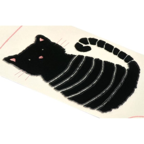 Σελιδοδείκτης Moses με Λάστιχο Black Cat image 1