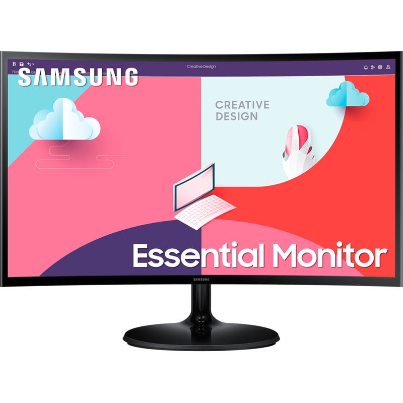 Samsung Essential Monitor S3 S36C LS24C364EAUXEN 24 FHD VA Curved 75Hz 4ms