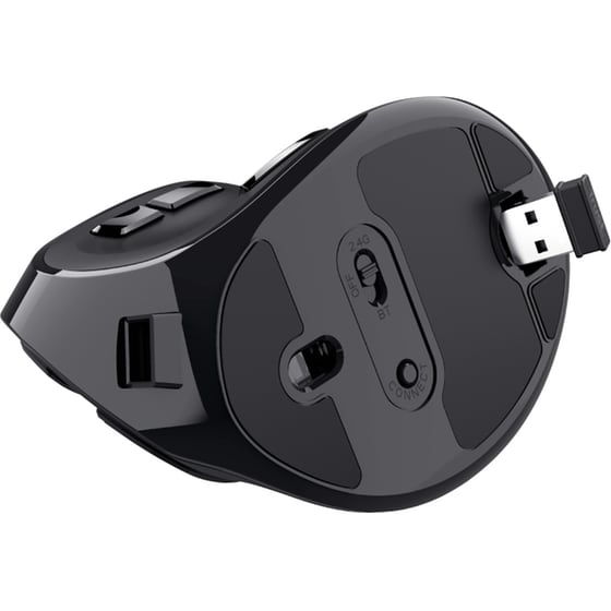Trust Voxx Ασύρματο & Ενσύρματο Εργονομικό Bluetooth Vertical Ποντίκι Μαύρο image 4