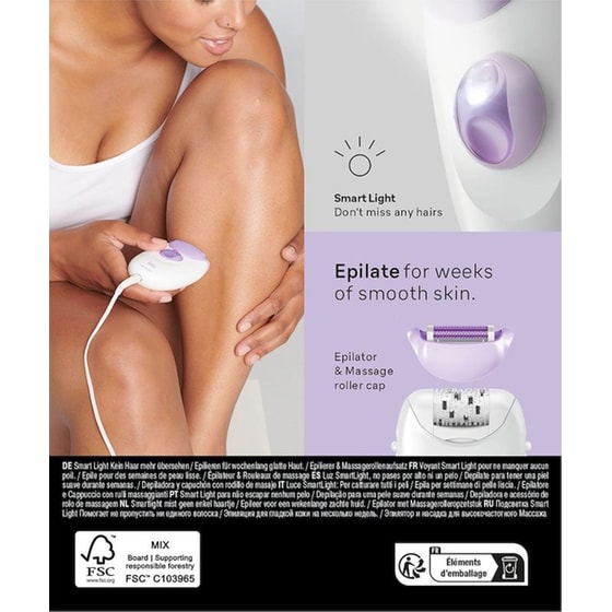 Αποτριχωτική Μηχανή BRAUN Silk-épil 3 3-000 Λευκό image 3