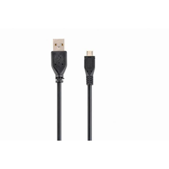 Καλώδιο Φόρτισης Gembird USB-A σε Micro USB 1.8m - Μαύρο image 0