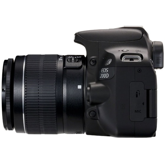DSLR Canon EOS 200D & Φακός 18-55mm DC - Μαύρο image 3