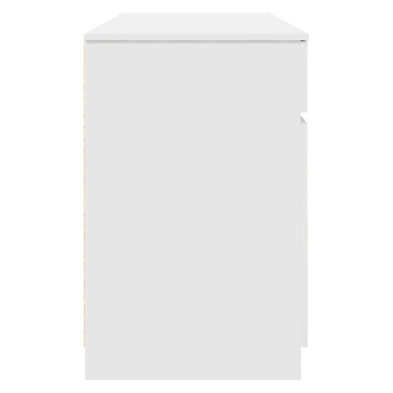 Γραφείο VidaXL από Επεξεργασμένο Ξύλο 140x49x76 cm - Λευκό image 3