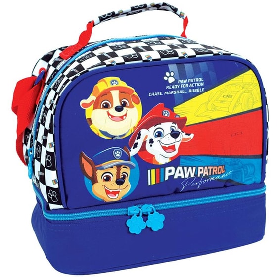 Τσαντάκι Φαγητού Gim Οβάλ Paw Patrol Racing image 0