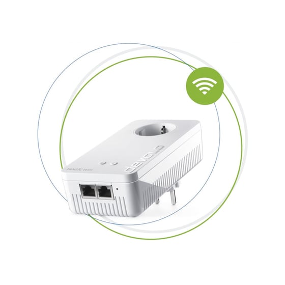 DEVOLO Magic 2 WiFi 6 8811 Powerline Ασύρματη Σύνδεση Passthrough Πρίζα WiFi 6 με 2 Θύρες Ethernet image 1