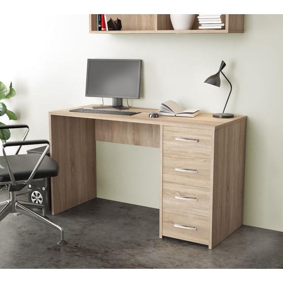 Γραφείο Υπολογιστή Kitwood από Μελαμίνη 100x60cm - Oak image 0