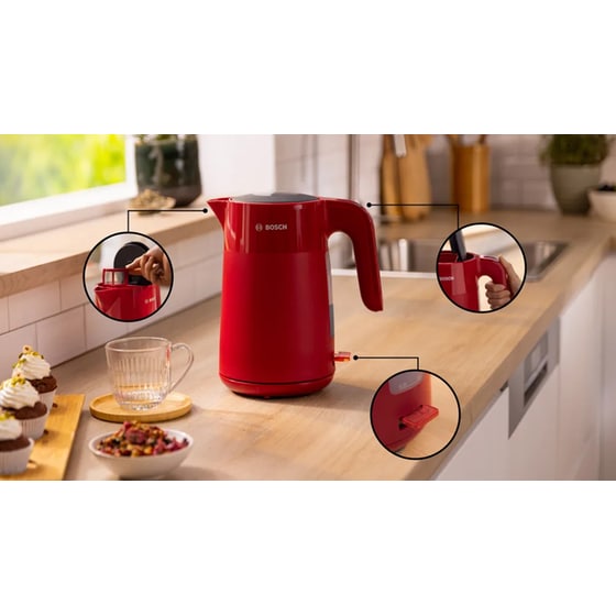 BOSCH MyMoment TWK2M164 2400 W 1.7 L Κόκκινο Βραστήρας image 3