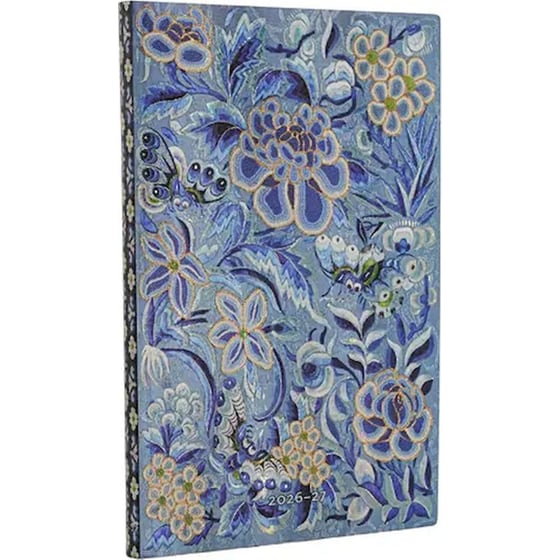 Ημερολόγιο Εβδομαδιαίο 2027 Paperblanks 18Μ Maxi Softcover Blue Willow image 0