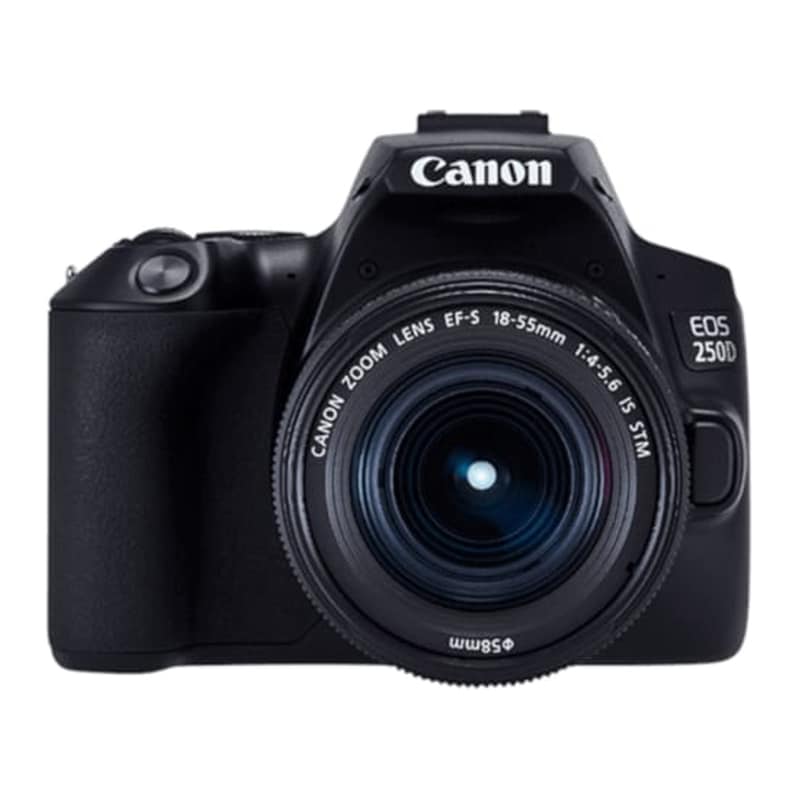 DSLR Canon EOS 250D Φακός 18-55mm IS STM – Μαύρο