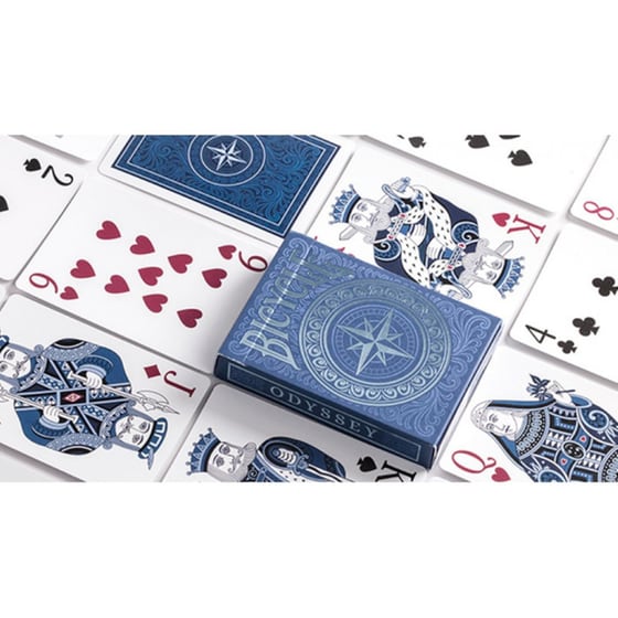 Bicycle Odyssey Blue Playing Cards - (10024201) image 4