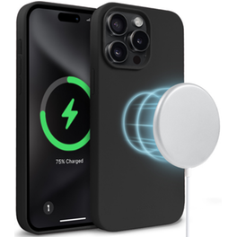 Θήκη Apple iPhone 15 Pro Max - Crong Color Magnetic Case - Black