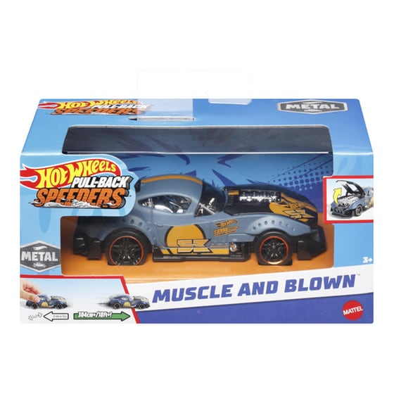 Hot Wheels Αυτοκινητάκια Pull-Back image 3