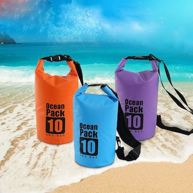 OEM Αδιάβροχο Pvc Σακίδιο Παραλίας 10l Ocean Dry Bag