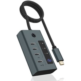 Icy Box IB-HUB1454-C31 USB Hub 4-Port συμβατό με USB-C
