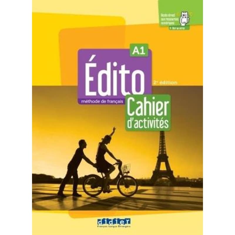 Edito 2e edition: Cahier dactivites A1 + didierfle.app 1733958