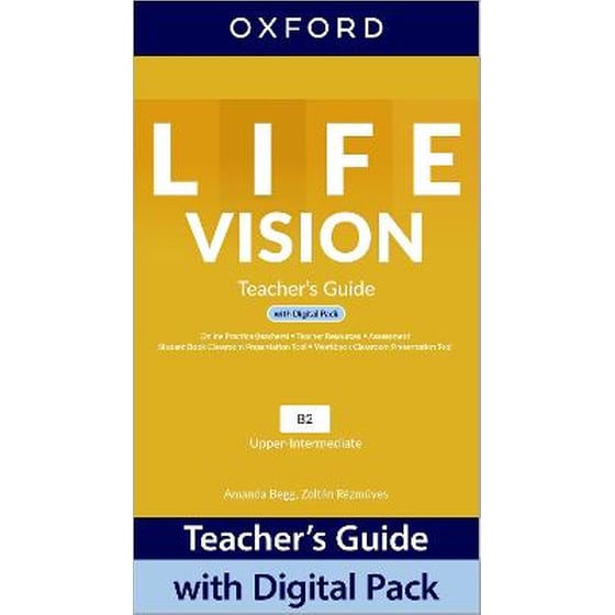 Life Vision: Upper Intermediate: Teacher's Guide with Digital Pack (B1-B2) image 0