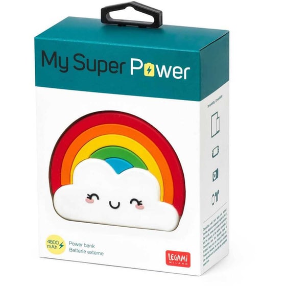 Powerbank Legami My Super Power 4.800mAh - Rainbow image 1