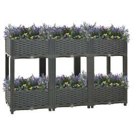 Vidaxl Ζαρντινιέρα 120 X 40 X 71 Εκ. Από Πολυπροπυλένιο