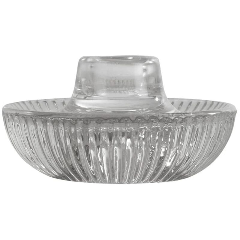 Κηροπήγιο Spitishop L-c Arty 6bph041tp Γυάλινο 10x5cm - Διάφανο