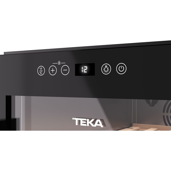 TEKA RVF 10032 GBK για 32 Μπουκάλια Μαύρο Συντηρητής Κρασιών image 4