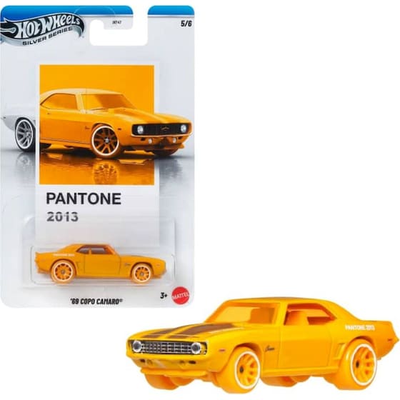 Mattel Hot Wheels x Pantone Silver Series Συλλεκτικά Αυτοκινητάκια 1:64 - Τυχαία Επιλογή Σχεδίου image 2